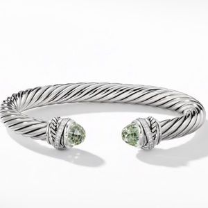 David Yurman 7mm Diamond Crossover Bracelet